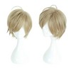 Unique Bargains Women's Halloween Wigs 14" with Wig Cap 150 g Gold Tone - 4 of 4