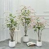 Artificial Flower Tree,Artificial Pot Plant,Houseplant,Decorative Plant, Artificial Trees With Blooming Flowers And Leaves,For,Garden,Home,Wedding - 4 of 4