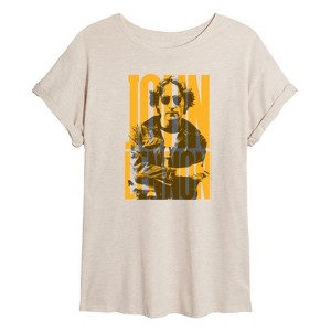 Women's - John Lennon - John Lennon Oversized Graphic T-Shirt - 1 of 4