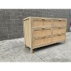6 Drawer Dresser, Rattan Dresser for Bedroom, Farmhouse Wood Storage Chest of Drawers for Bedroom, Living Room, Hallway, Entryway - 2 of 3
