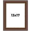 PosterPalooza | Traditional Brown Picture Frame - UV Acrylic, Foam Board Backing, Hanging Hardware - 2 of 4