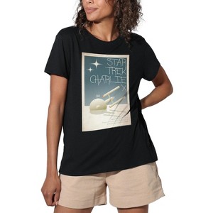 Women's Star Trek Tos Episode 2 Loose T-Shirt Black - 1 of 4