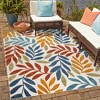 Gertmenian 5'2"x7' Fosel Folia Woven Indoor/Outdoor Accent Rug: UV Stabilized, Mold Resistant - 4 of 4