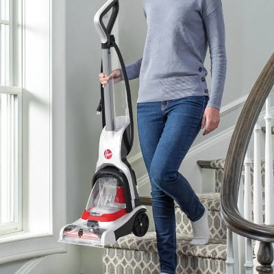 Hoover White Compact Upright Carpet Shampooer with Heated Cleaning