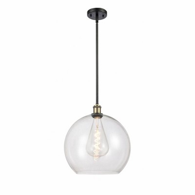 Athens - 1 Light Pendant In Industrial Style-16.38 Inches Tall and 13.75 Inches Wide