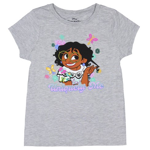 Seven Times Six Disney Encanto Girls Mirabel distinctively Me Graphic Print T-Shirt Kids Grey - image 1 of 3