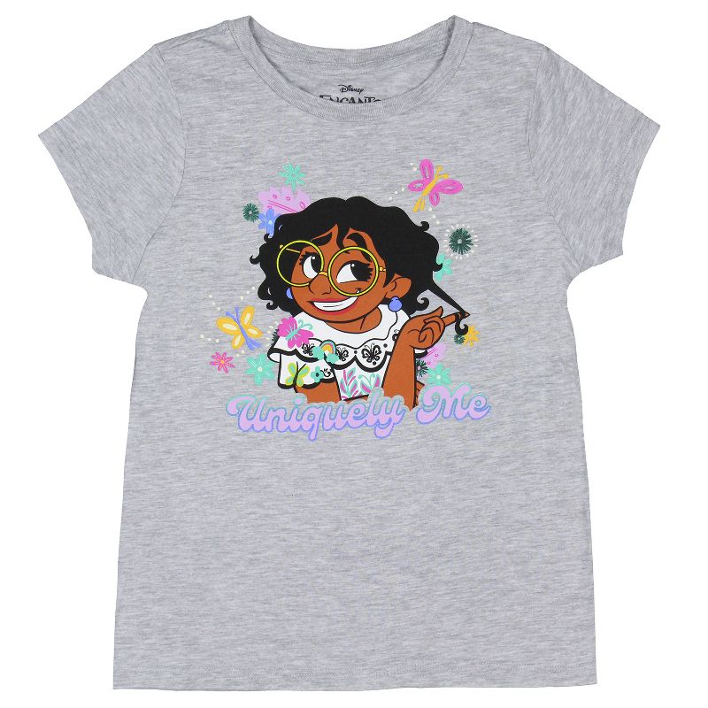 Disney Encanto Girls Mirabel Uniquely Me Graphic Print T-Shirt Kids, 1 of 4