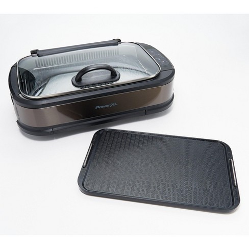 Power smokeless clearance grill griddle plate