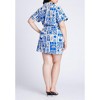 ELOQUII Women's Plus Size Printed Linen Mini Dress - 3 of 3