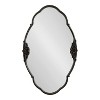 Kate & Laurel All Things Decor 30"x18" Novella Vintage Glam Ornate Mirror Black: Baroque-Inspired, Wall-Mounted - 4 of 4