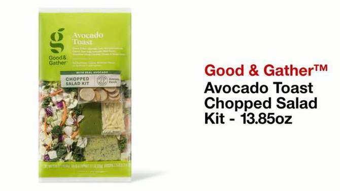 Avocado Toast Chopped Salad Kit - 13.85oz - Good & Gather&#8482;, 2 of 9, play video