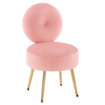 Elegant and Luxurious Velvet Vanity Stool