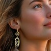 Ross-Simons Italian 18kt Gold Over Sterling Spiral Openwork Drop Earrings - 2 of 3