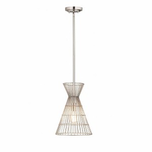 Alito Collection 11" Matte Black Geometric Pendant Light - Dimmable, 1 Bulb, Modern Design - 1 of 1