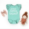 The Juniper Shop Tiny Little Bean Flutter Sleeve Bodysuit - 3 of 4
