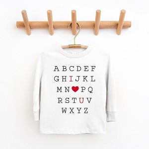 The Juniper Shop Alphabet I Love You Youth Long Sleeve Tee - 1 of 3