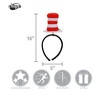 HalloweenCostumes.com    Dr. Seuss Cat in the Hat Springy Costume Headband, Black/White/Red - 3 of 4
