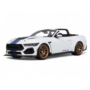 2025 Shelby Mustang Supersnake Convertible White with Blue Stripes