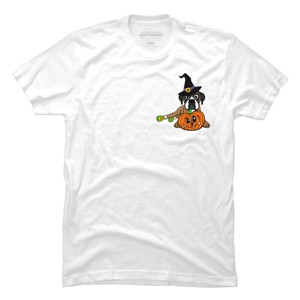 Men's Design By Humans Halloween Boxer Dog By TreeHouses T-Shirt - 1 of 4