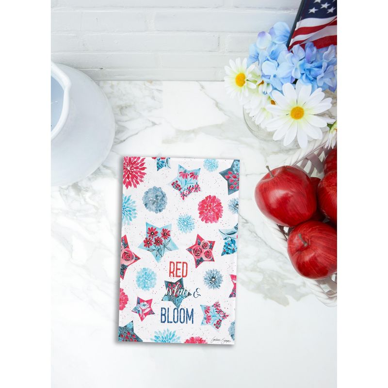 C&F Home Red, White & Bloom 4th of July Printed Flour Sack Kitchen Towel Patriotic Dishtowel Decoration, 2 of 4