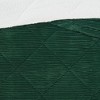 Brooklyn Loom King Corduroy Blanket Green - 4 of 4