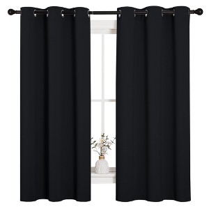 NICETOWN Grommet Top Blackout Curtains, Thermal Insulated Noise Reducing Window Drapes (Set of 2) - 1 of 4