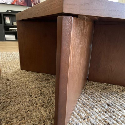 River Heights Square Wooden Coffee Table Black - Threshold™ Designed ...