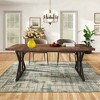 NicBex 70.86" Rectangle Dining Table Modern Center Table with Wood Tabletop for Living Room & Office - 2 of 4