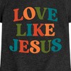 Girls' - Instant Message - Love Like Jesus Fitted Short Sleeve Graphic T-Shirt - 2 of 4