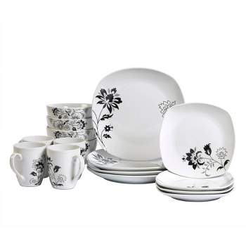 16pc Porcelain Rebecca Dinnerware Set - Tabletops Gallery