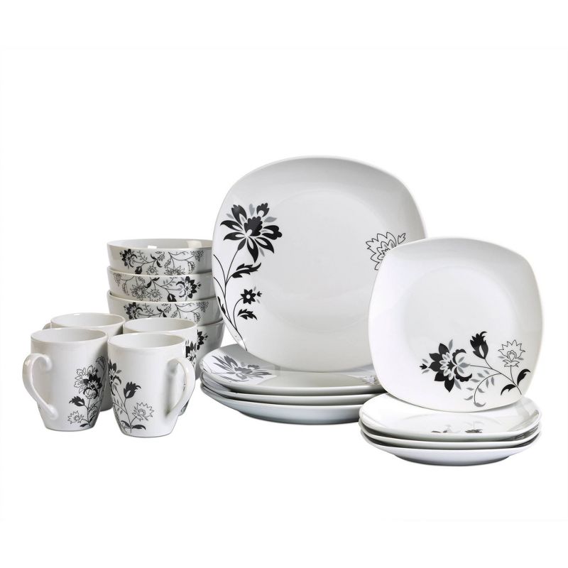 16pc Porcelain Rebecca Dinnerware Set - Tabletops Gallery, 1 of 11