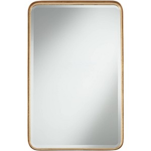 Uttermost Andi Rectangular Vanity Decorative Wall Mirror Modern Beveled Glass Warm Gold Iron Frame 24" Wide for Bathroom Bedroom Living Room Home - 1 of 4