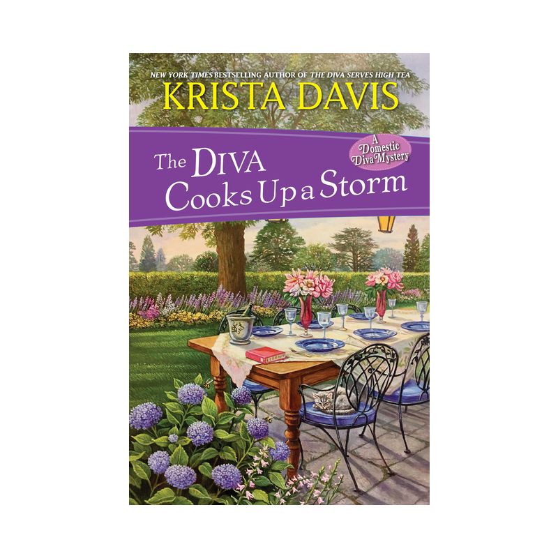 The Diva Cooks Up a Storm - (Domestic Diva Mystery) by  Krista Davis (Paperback), 1 of 2