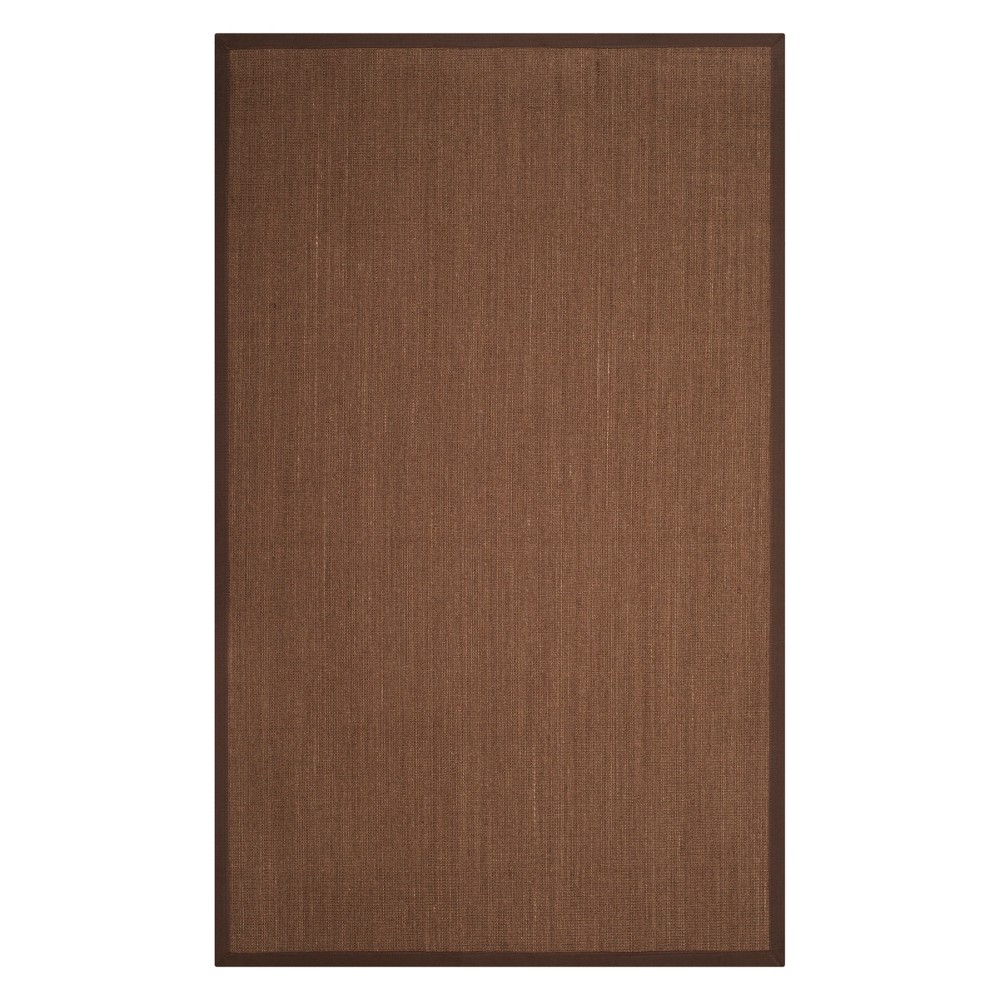 4'x6' Tameka Solid Accent Rug Brown/Brown - Safavieh