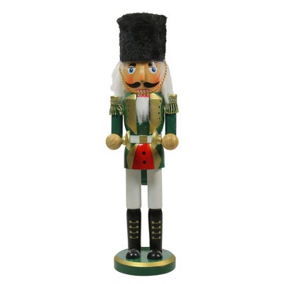 Northlight 14" Green and White Cymbalist Christmas Nutcracker