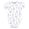 Hudson Baby Infant Girl Cotton Bodysuits, Some Bunny - 4 of 4