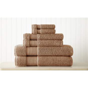 Air Cloud 6-Piece Towel Set - Soft Gray