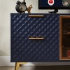 KTMBDW Modern Sculpted TV Stand for 65" Television, Entertainment Center with 4 Drawer Chest, Media Console for Living Room, Bedroom, Office - 4 of 4