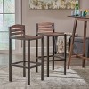 Set of 2 Lilith Acacia Barstools Dark Brown - Christopher Knight Home - 2 of 4