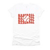 Simply Sage Market Red Baseball Stacked Short Sleeve Tee - 2 of 4