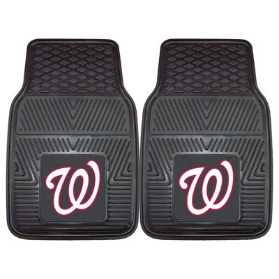 MLB Washington Nationals Heavy Duty Car Mat Set - 2pc