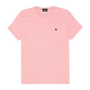 Dalix Womens Lil Strawberry Jersey Tee - 1 of 4