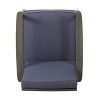 GDFStudio Daniel Patio Acacia Wood Club Chairs with Cushions (Set of 2) - 4 of 4