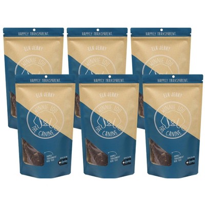Winnie Lou The Canine Co Elk Jerky Dog Treats - Case of 6/2.5 oz