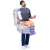 Joyfy Adults Halloween Inflatable Costumes, Sitting on a Toilet Inflatable Costume, Funny Blow Up Costumes for Halloween Costume Cosplay - 2 of 4