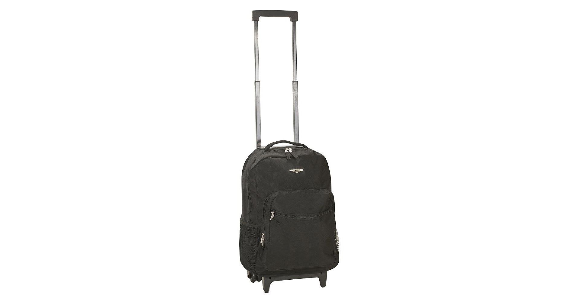 Rockland Roadster Rolling 17" Backpack - Black