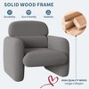 Accent Chair, Soft & Comfortable Single Sofa Wood Frame Sofa Chair - 4 of 4