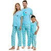 Derek Heart Christmas Family Matching Pajamas with Mermaid, Key Largo Turquoise, M - 4 of 4