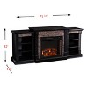 Gallatin Electric Fireplace with Bookcases - SEI - 4 of 4