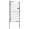 vidaXL Garden Gate Galvanized Steel 41.3"x78.7" Silver - 2 of 4